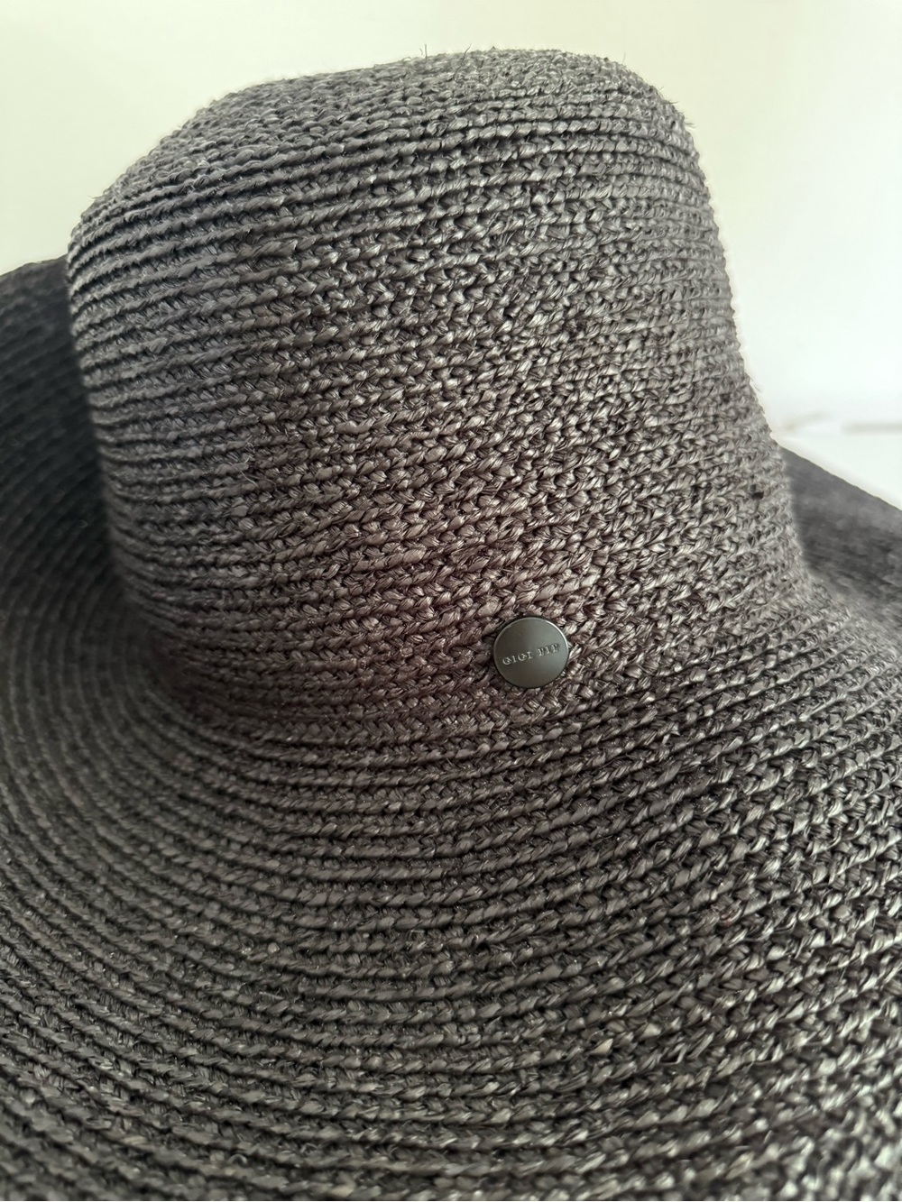 Gigi Pip Black Woven Hat - Picture 5 of 5